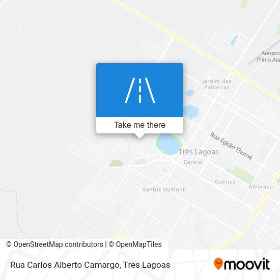 Rua Carlos Alberto Camargo map