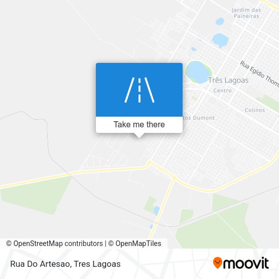 Rua Do Artesao map