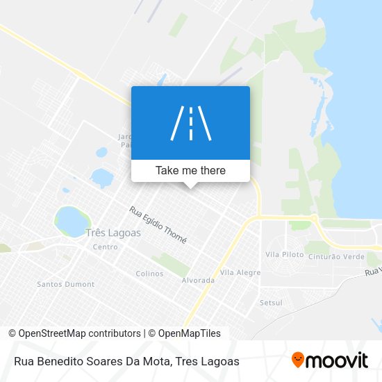 Rua Benedito Soares Da Mota map