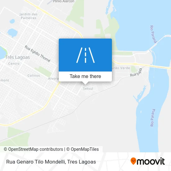 Rua Genaro Tilo Mondelli map