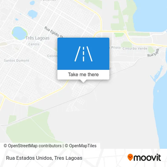 Rua Estados Unidos map