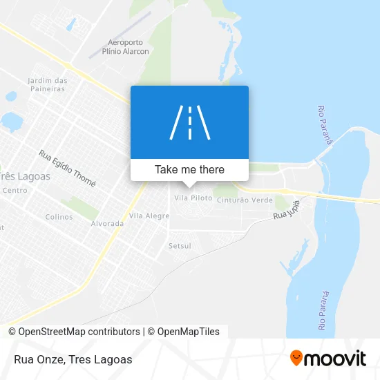 Rua Onze map