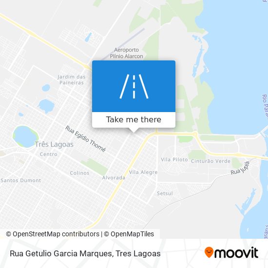 Mapa Rua Getulio Garcia Marques