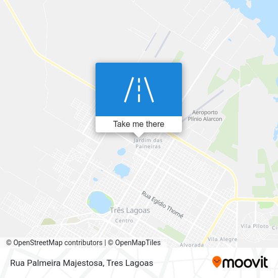 Rua Palmeira Majestosa map