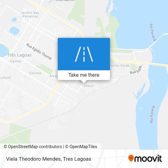 Viela Theodoro Mendes map