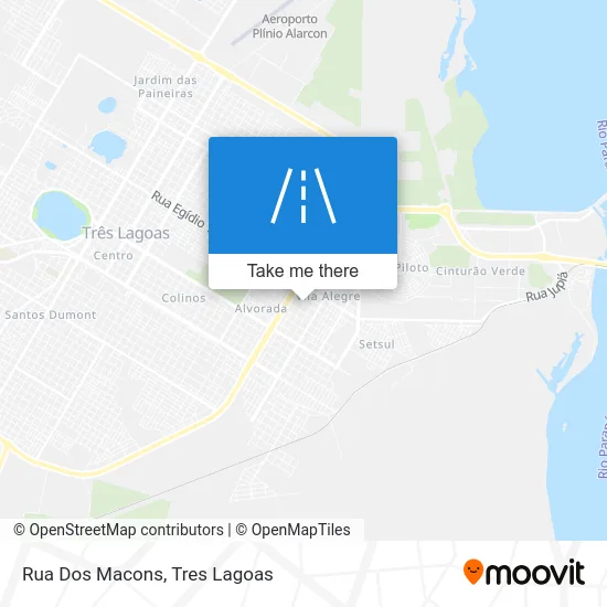 Rua Dos Macons map