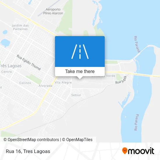 Rua 16 map