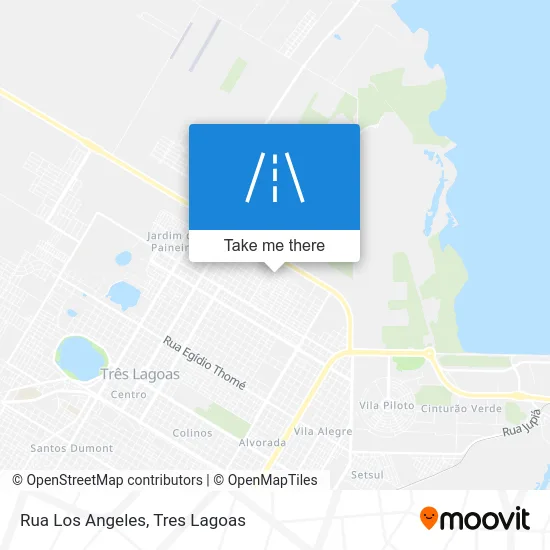 Rua Los Angeles map