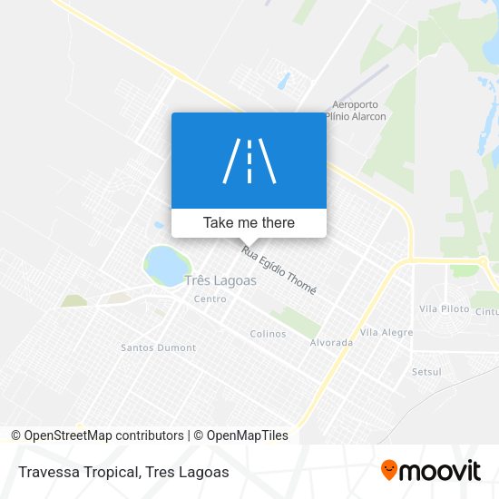 Travessa Tropical map