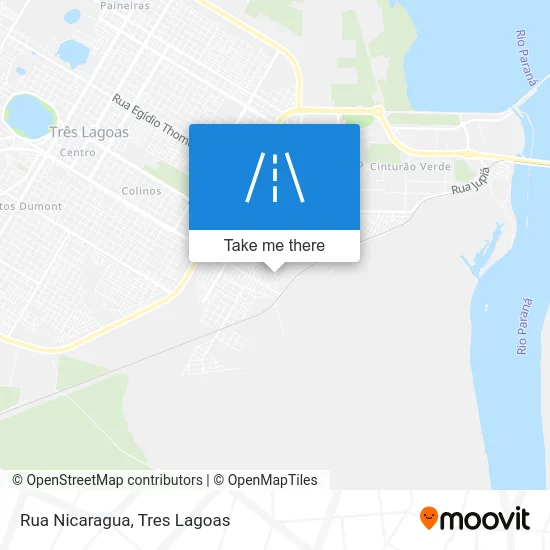 Rua Nicaragua map