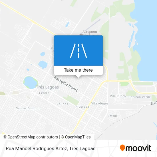 Rua Manoel Rodrigues Artez map