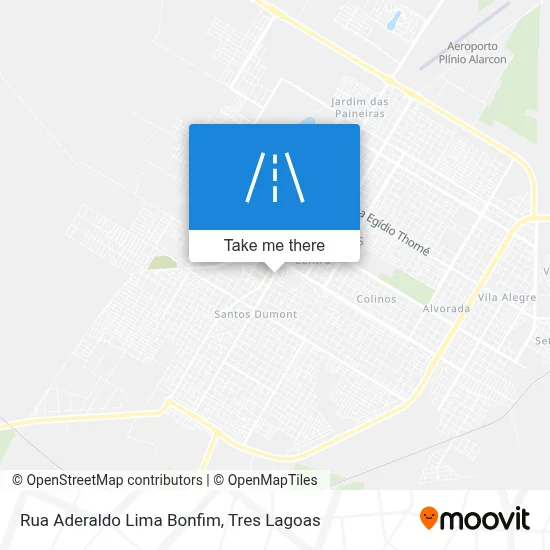 Rua Aderaldo Lima Bonfim map