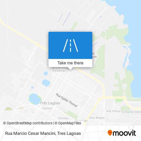 Mapa Rua Marcio Cesar Mancini