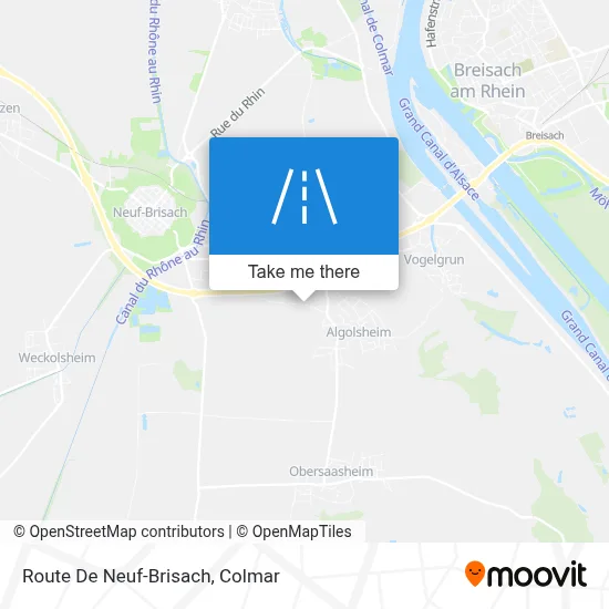 Route De Neuf-Brisach map