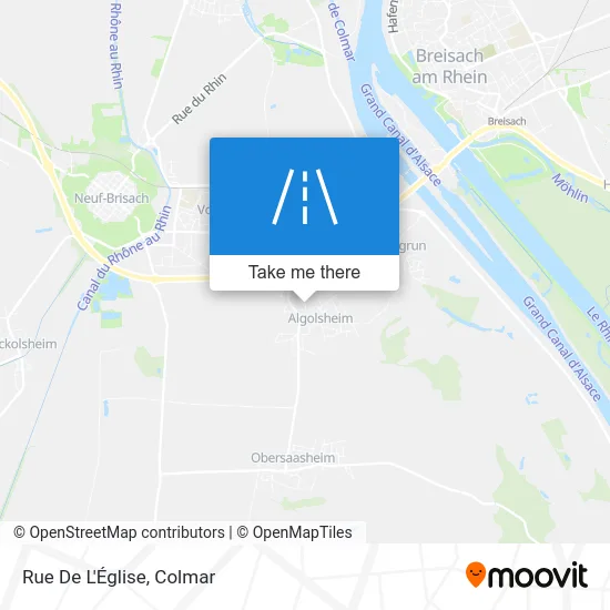 Rue De L'Église map