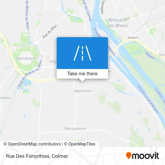 Mapa Rue Des Forsythias