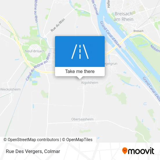 Mapa Rue Des Vergers