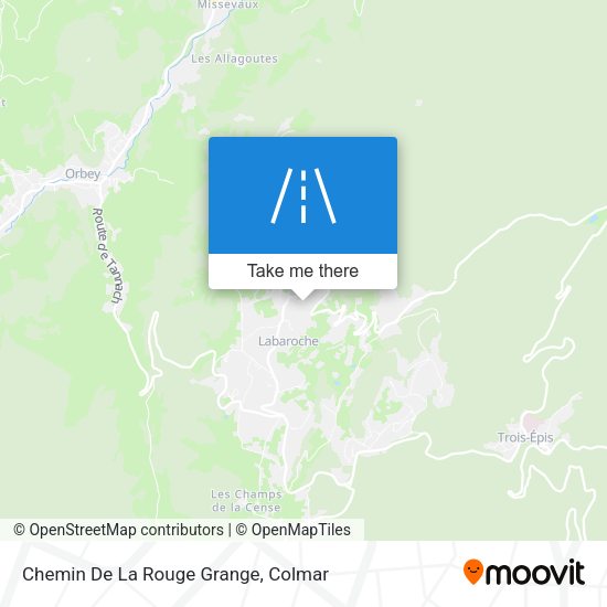 Chemin De La Rouge Grange map