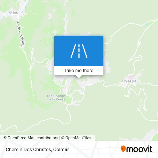 Chemin Des Christés map