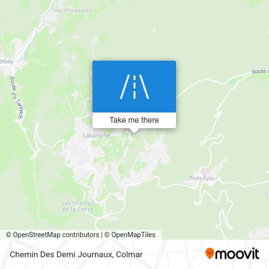 Chemin Des Demi Journaux map