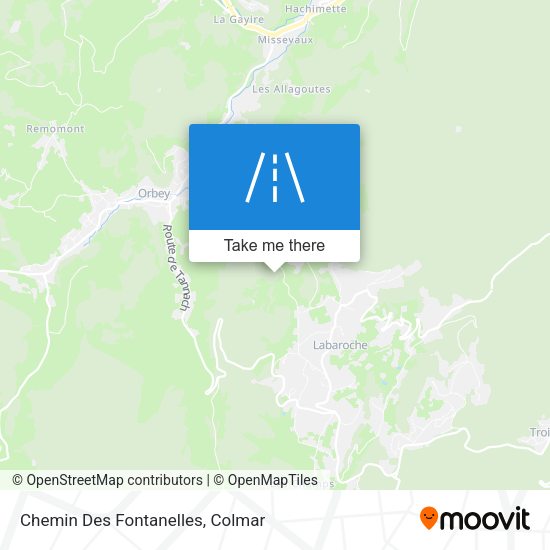 Chemin Des Fontanelles map