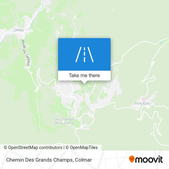 Chemin Des Grands Champs map