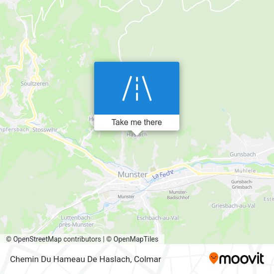 Chemin Du Hameau De Haslach map
