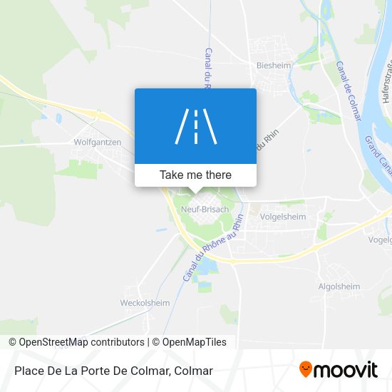 Place De La Porte De Colmar map