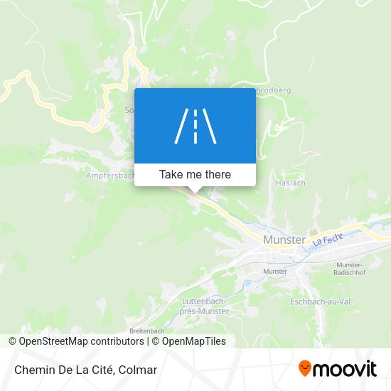 Chemin De La Cité map