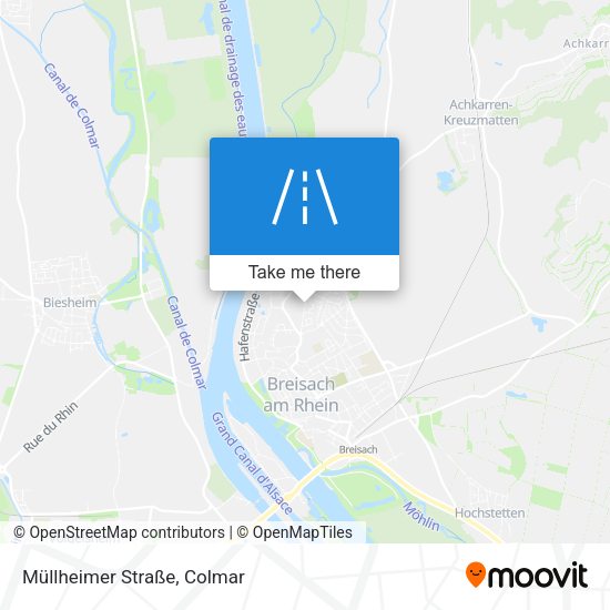 Müllheimer Straße map