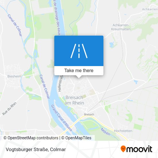 Vogtsburger Straße map