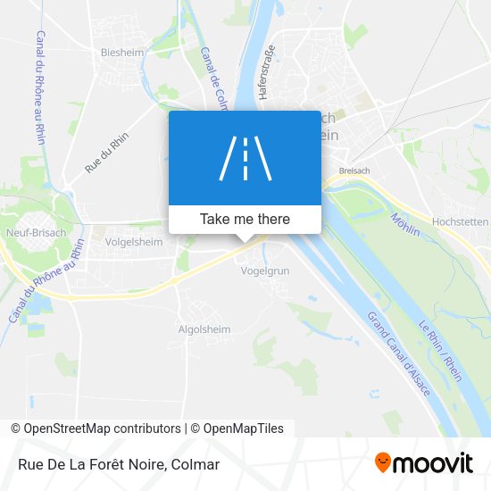 Rue De La Forêt Noire map