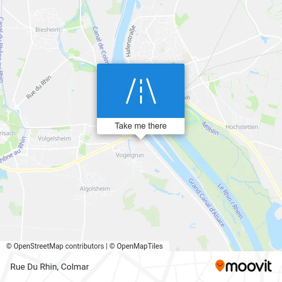 Mapa Rue Du Rhin