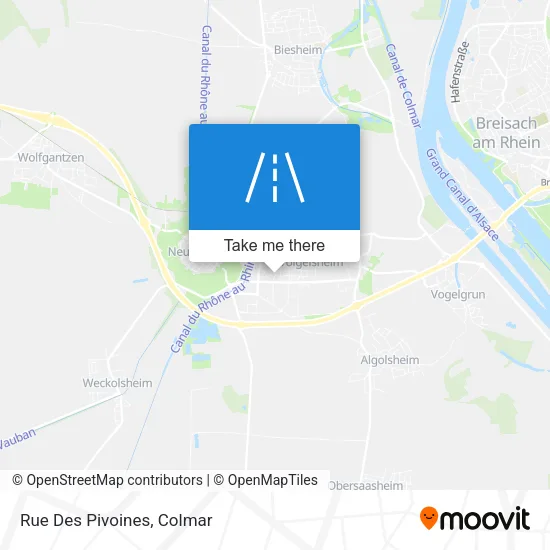 Rue Des Pivoines map