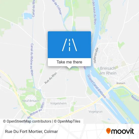 Mapa Rue Du Fort Mortier