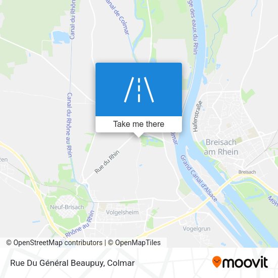 Rue Du Général Beaupuy map