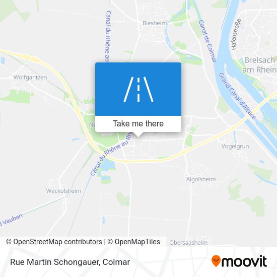 Rue Martin Schongauer map