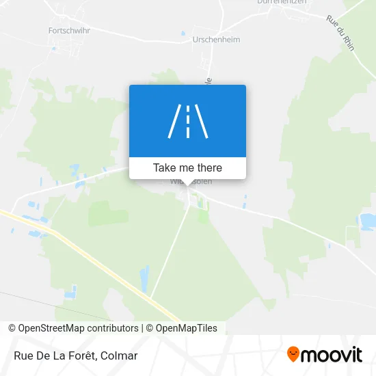 Mapa Rue De La Forêt