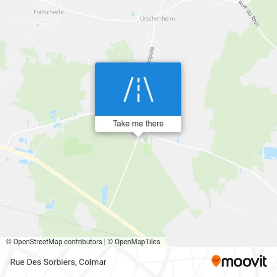 Mapa Rue Des Sorbiers