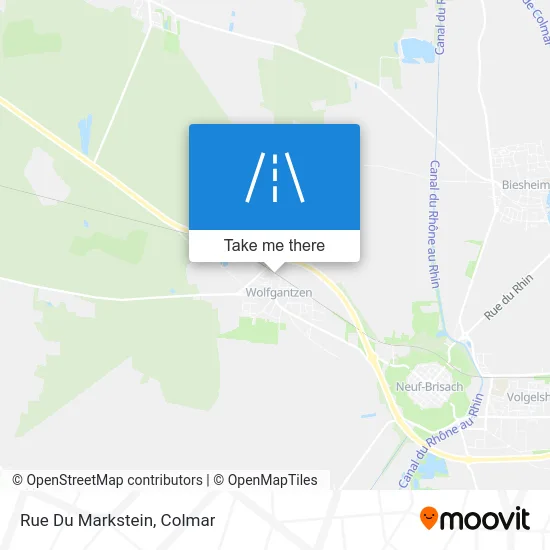 Mapa Rue Du Markstein