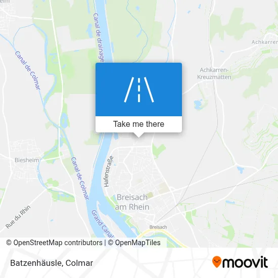 Batzenhäusle map