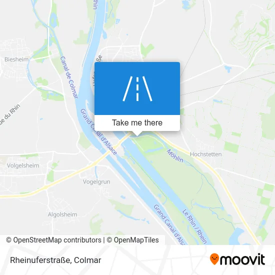 Mapa Rheinuferstraße