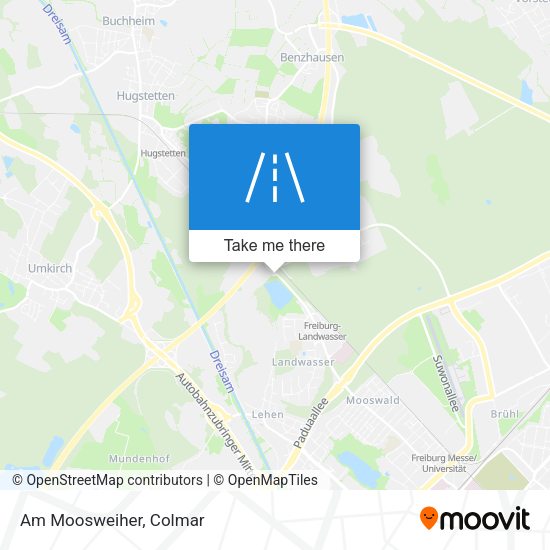 Am Moosweiher map