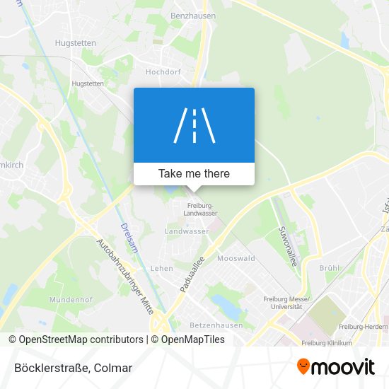 Böcklerstraße map