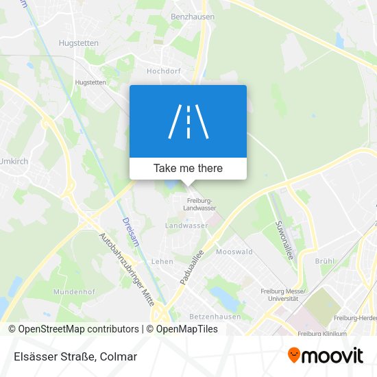 Elsässer Straße map