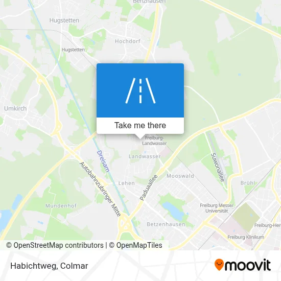 Habichtweg map