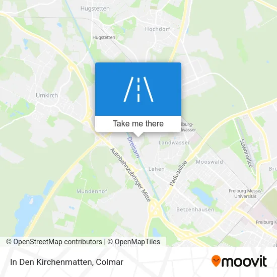 Mapa In Den Kirchenmatten