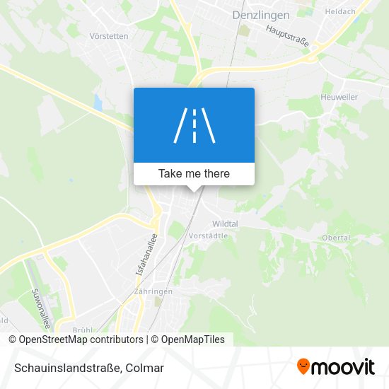 Schauinslandstraße map