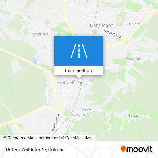 Untere Waldstraße map