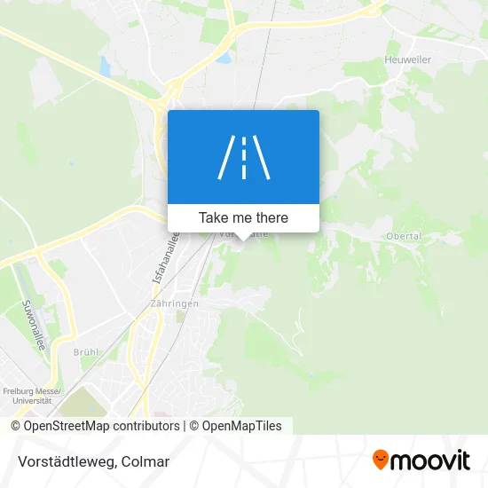 Vorstädtleweg map